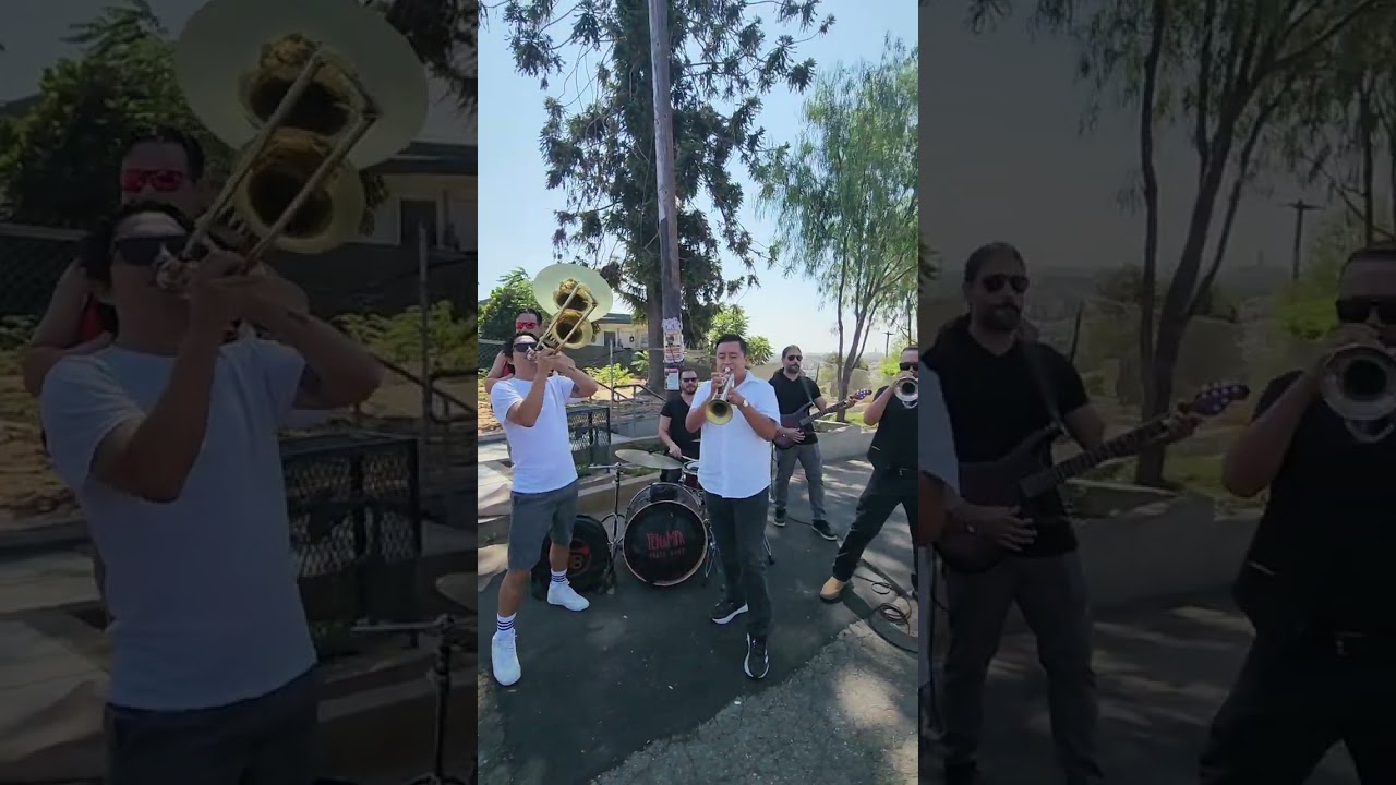 Sangre por Sangre mix Así Fue versión TENAMPA Brass Band