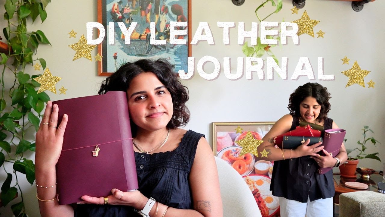 DIY | how to make your own leather journal, step-by-step guide