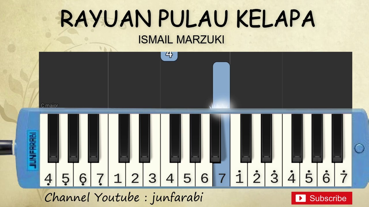 not pianika rayuan pulau kelapa - tutorial pianika
