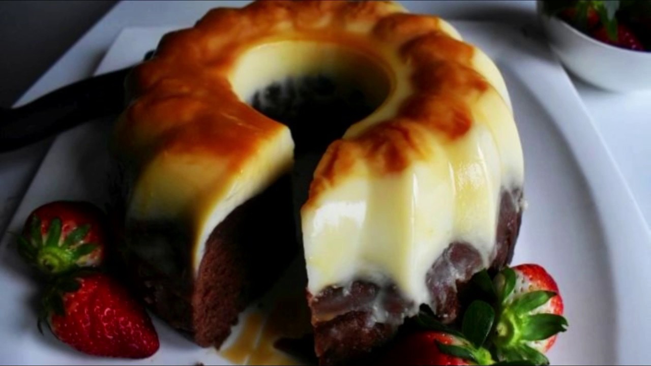 How to make Easy Chocoflan Cake - Impossible Cake Recipe