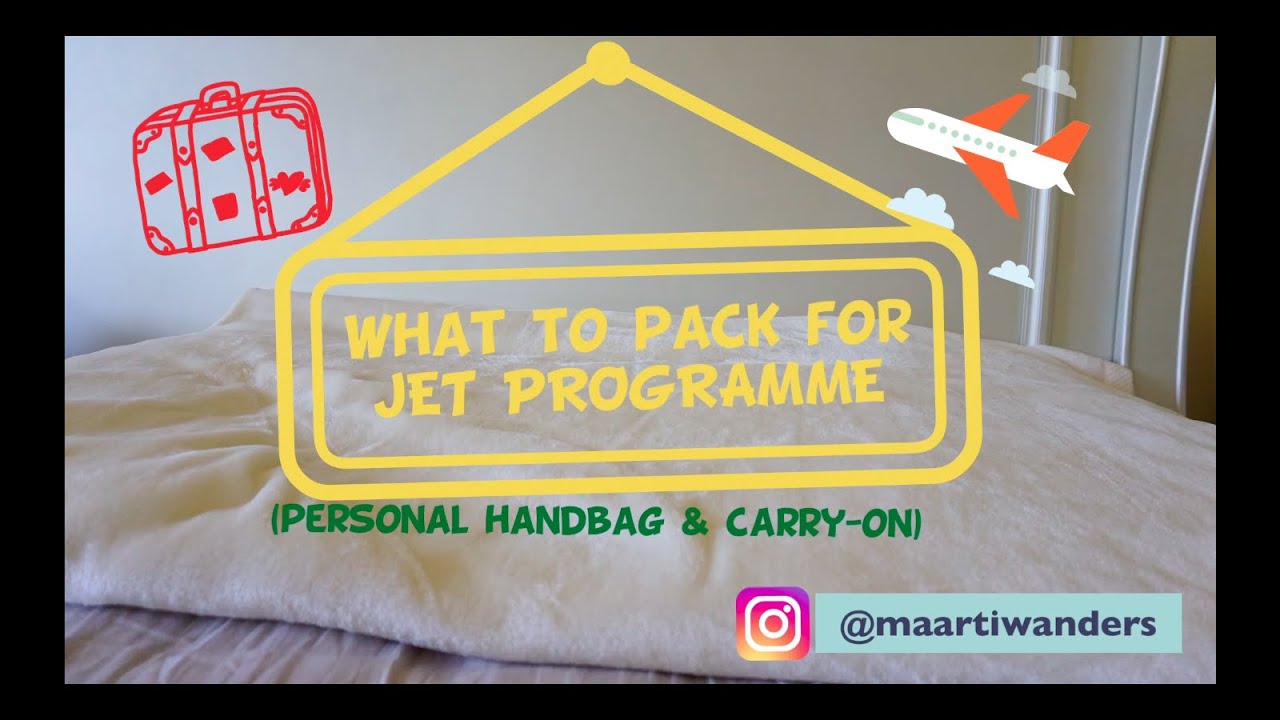 What to pack for the JET Programme | PACKING TIPS