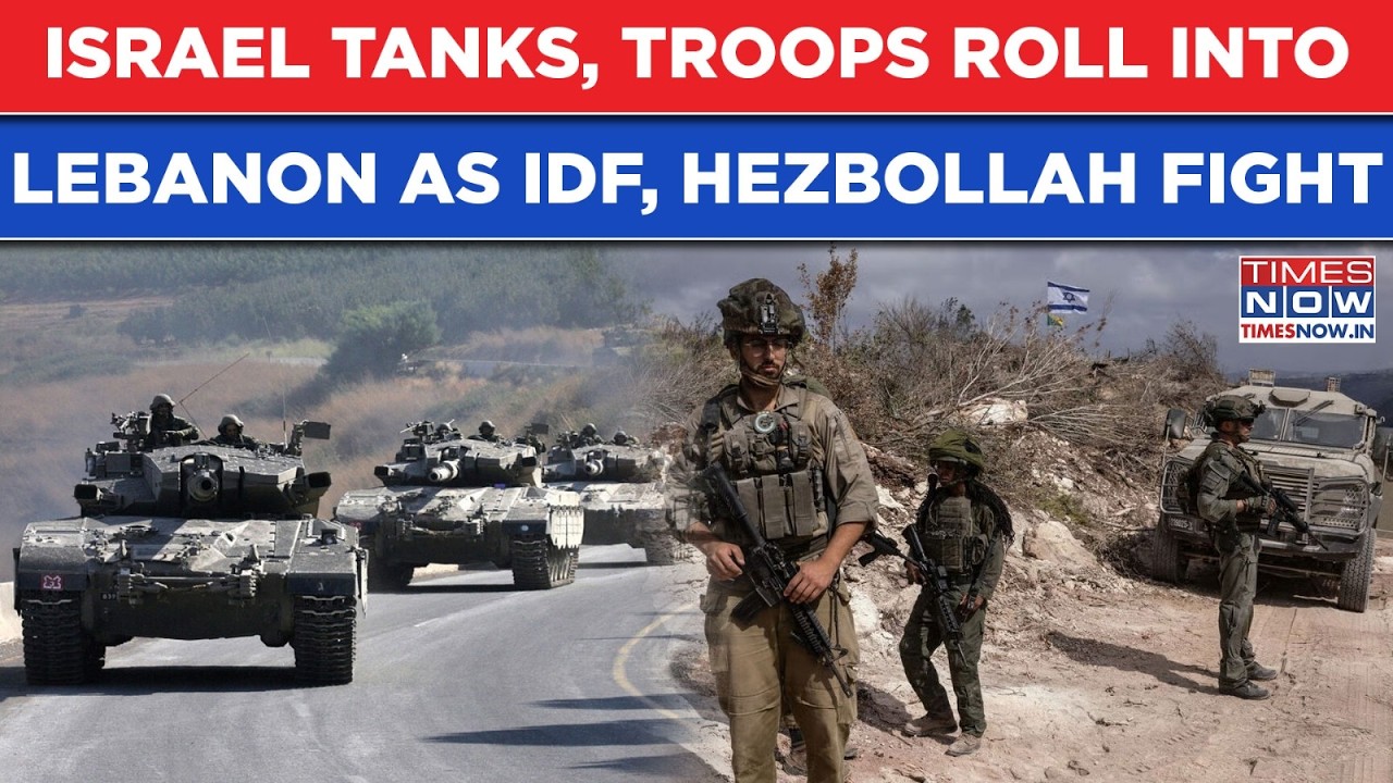 Israel Tanks, Troops Roll Into Lebanon In Visuals As IDF, Hezbollah Clash: Militants Fight For Iran?