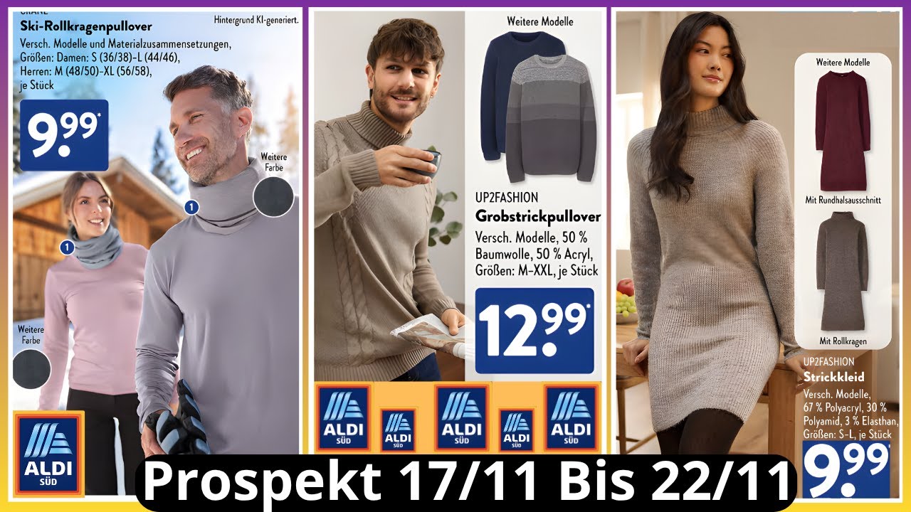 ALDI S&Uuml;D Prospekt der Woche | Angebote ab 17/11/2025 BIS 22/11/2025  Rabatt Deals DE #katalog #aldi