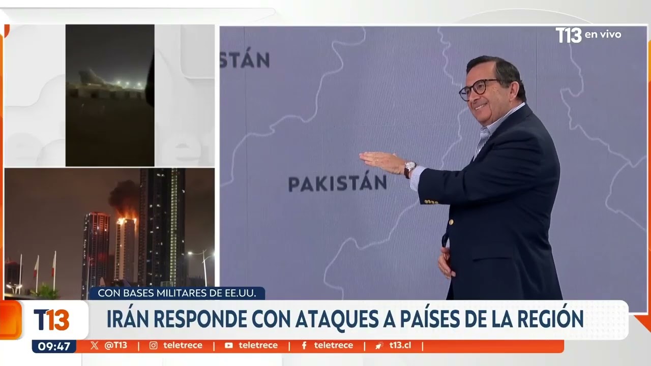 Irán responde con ataques a países de la región