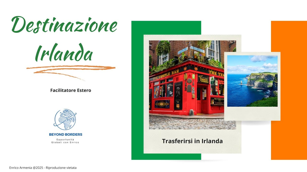 IRLANDA: Guida Completa per Trasferirsi (Lavoro, Studio, Visti, Pro e Contro) Devi Sapere
