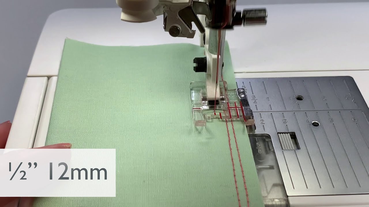 Husqvarna&reg; Viking&reg; Clear Seam Guide Foot for IDF