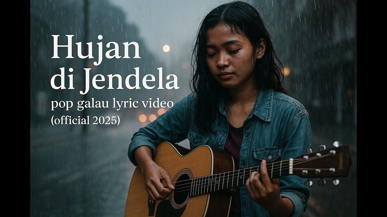 Hujan di Jendela — pop galau lyric video (official 2025)