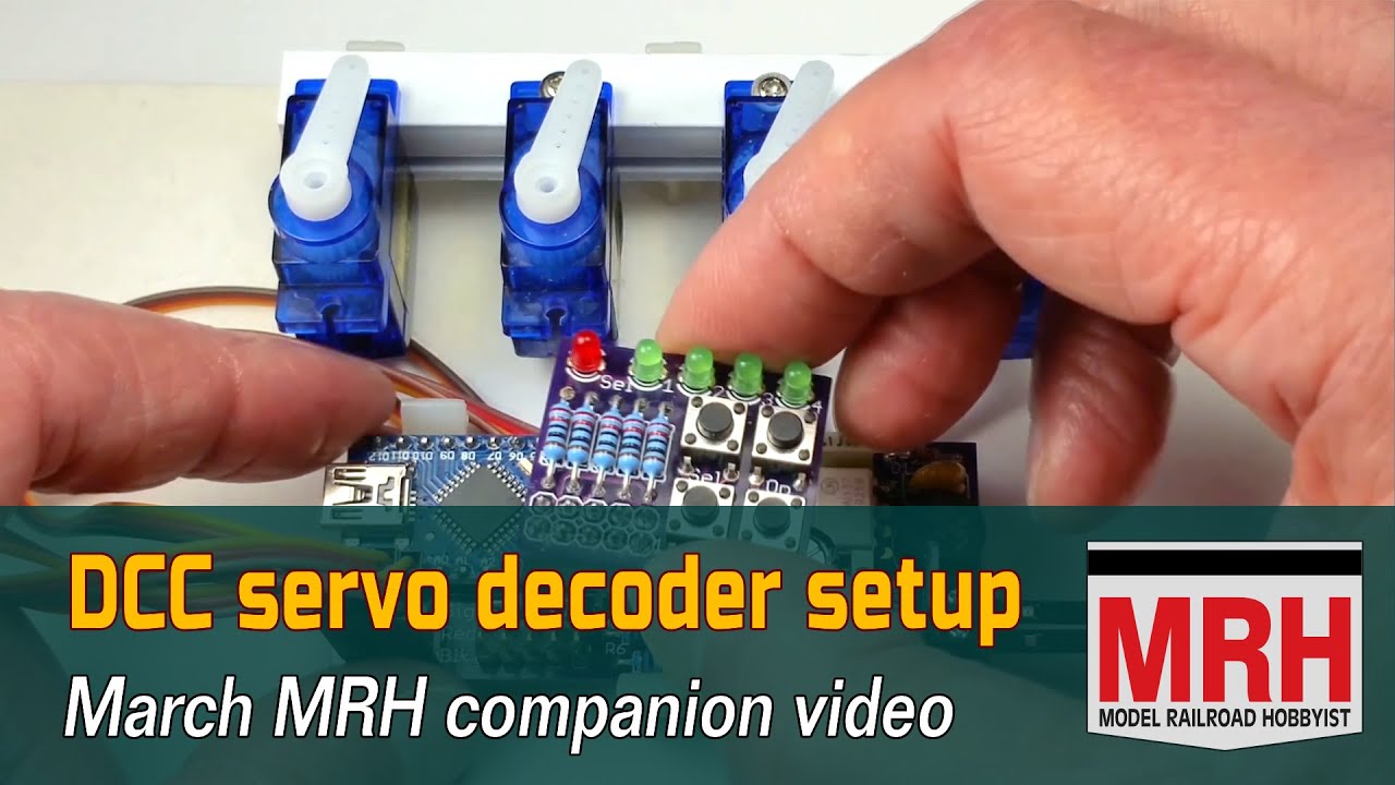 DCC quad servo decoder setup | MARCH 2020 MRH Mag