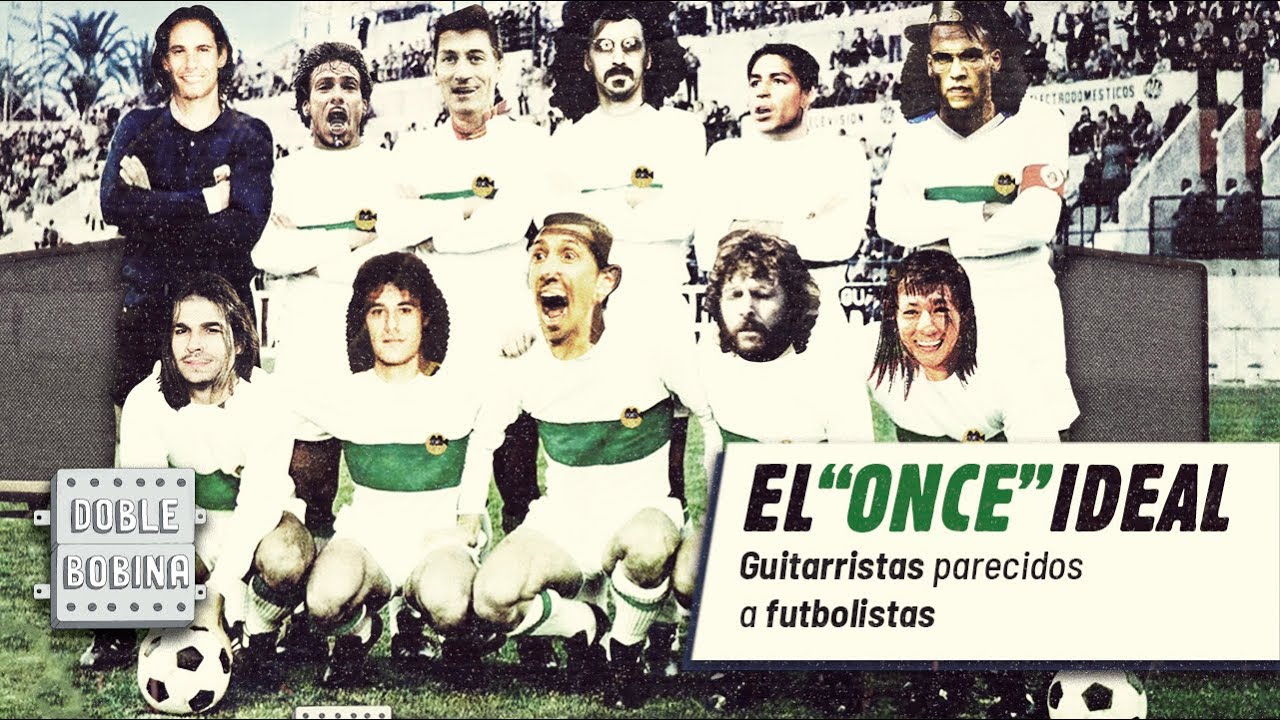 Futbolistas que se parecen a guitarristas.