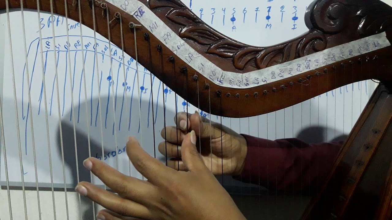 2DA CLASE con Gonzalo  Echavarria o.Como posicionar los dedos en el arpa /994584737