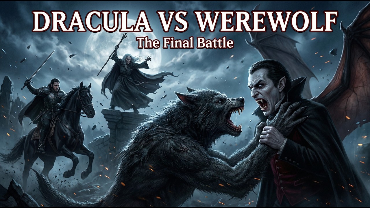 Dracula, Werewolf, The Witch and The Hunter &ndash; The Final Battle | Short Film