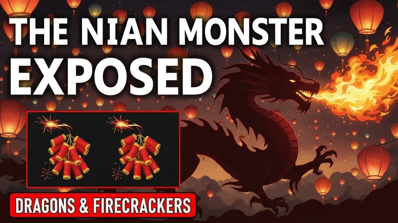 The Legend of Nian Monster | Origin of Chinese New Year | Magical Bedtime Story for Kids |