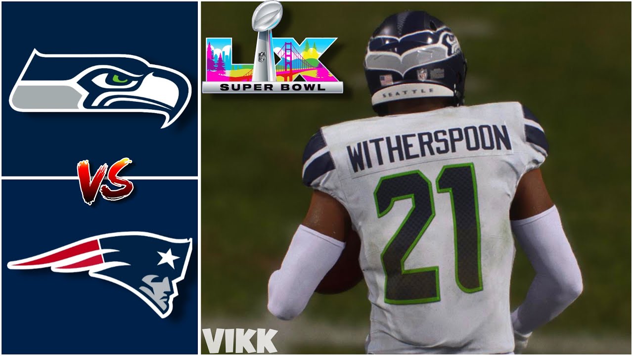 Seahawks vs Patriots Super Bowl LX Full Game Simulation | Madden 26