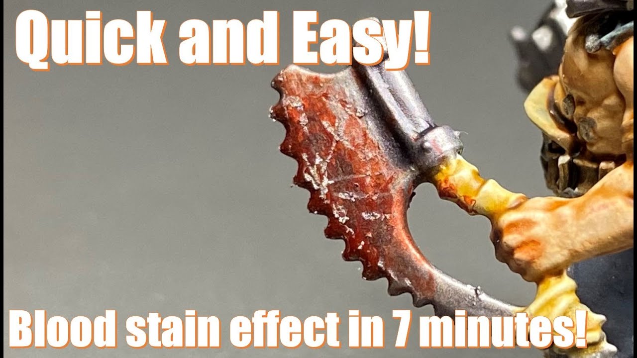 PAINT BLOOD EFFECT: QUICK and EASY GORE EFFECT in 7 MINTUES!