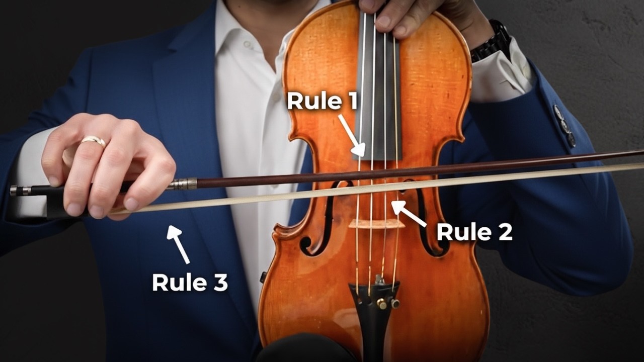 3 Golden Rules for Perfect Violin Sound