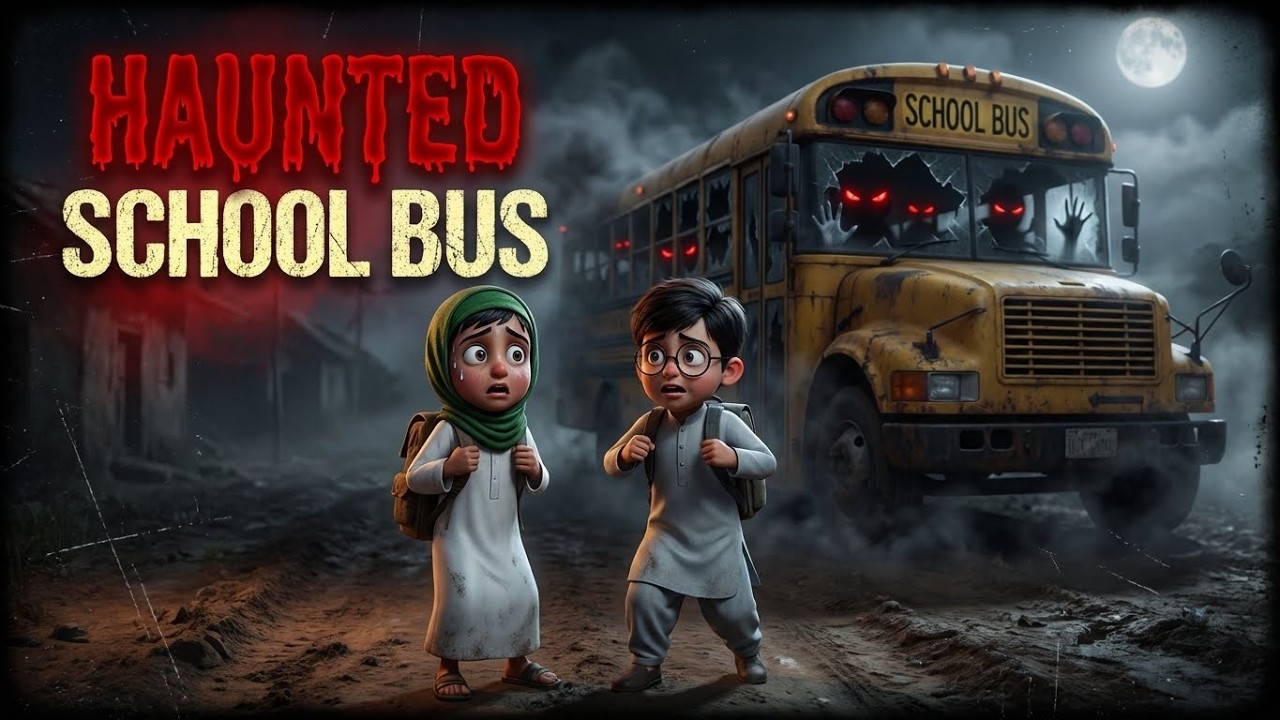 Haunted School Bus | اللّٰہ پر یقین اور ایمان | Islamic Horror Story | Islamic Kids Official