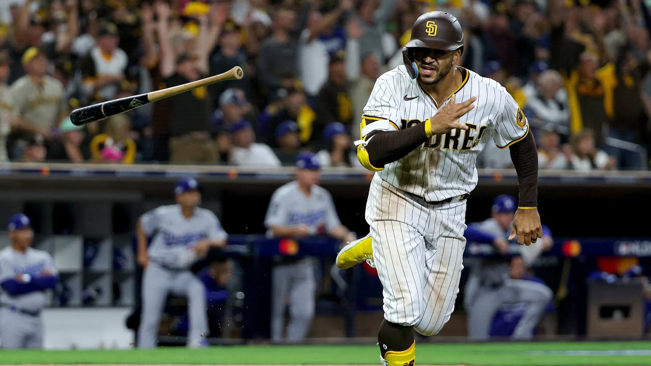 Padres' Trent Grisham is HIM in the 2022 Postseason!! (3 homers, .381 average, huge catches!)