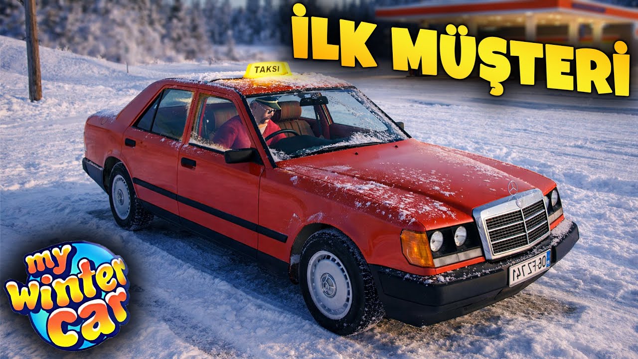 TAKSİ ŞOFÖRÜ OLDUM - MÜŞTERİYİ DOLANDIRDIM - My Winter Car  // GERÇEK HAYAT SİMÜLASYONU #5