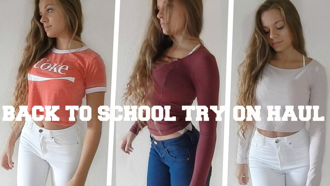HUGE BACK TO SCHOOL TRY-ON HAUL 2016!! | Brook Krieger