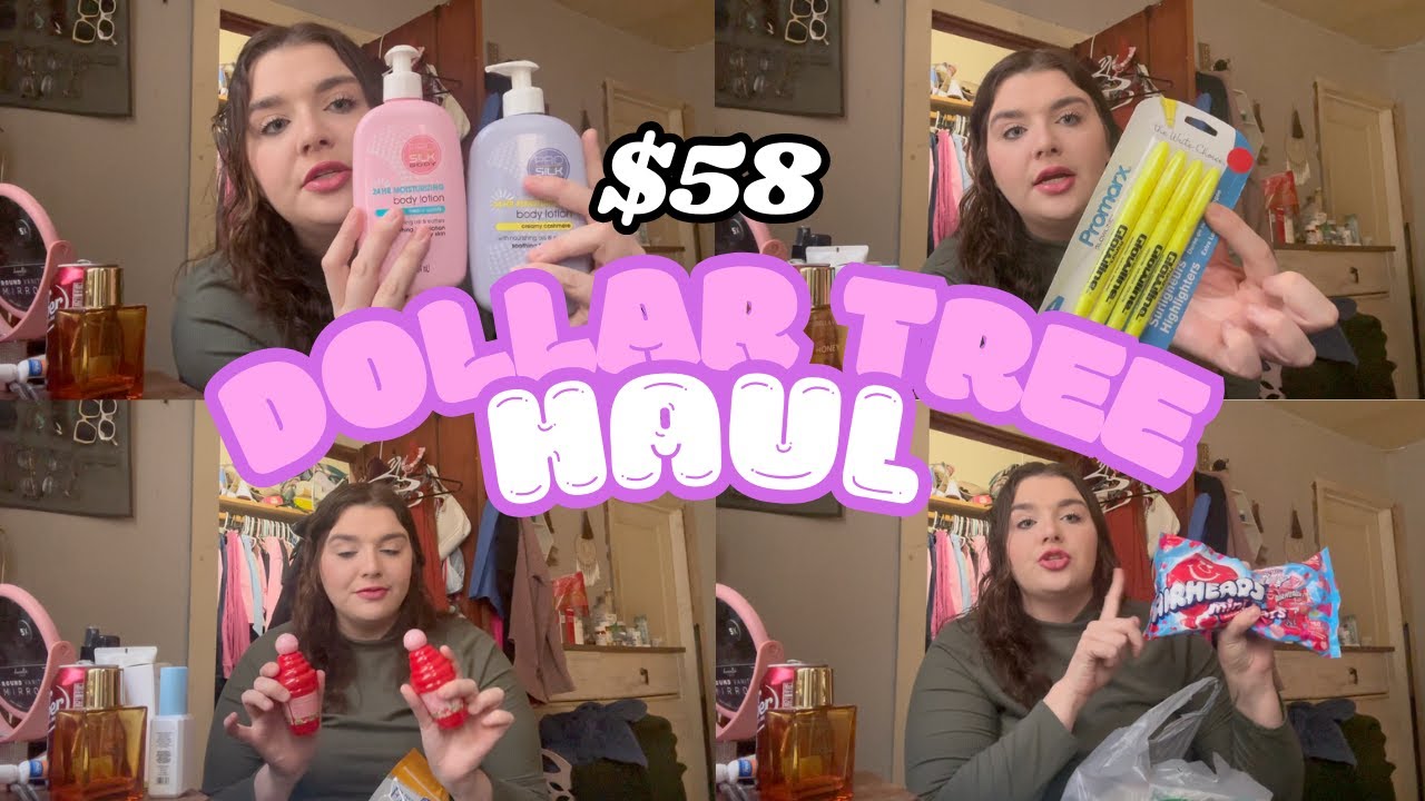 $58 dollar tree haul (i found some high end dupes)
