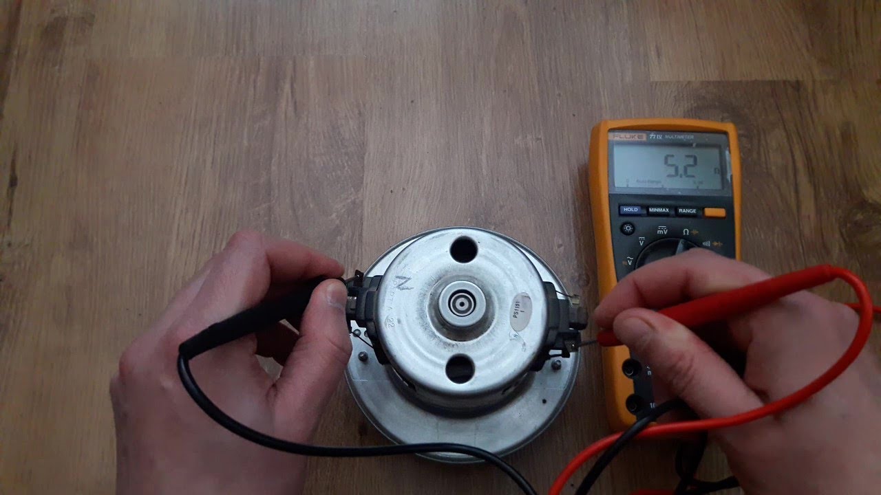 ⚫ Checking the electric motor of the vacuum cleaner Electrolux ZAC 6705