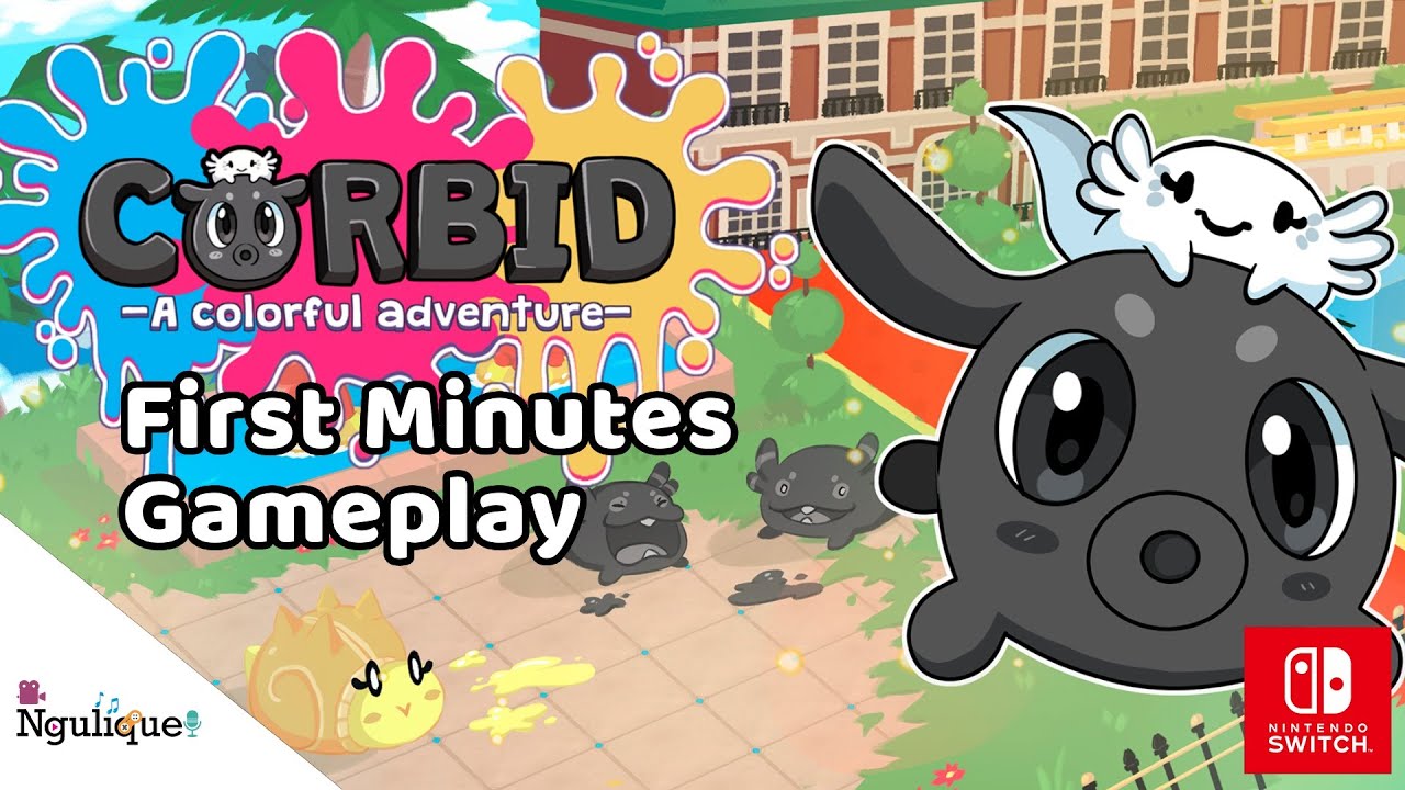Corbid A Colorful Adventure #switch - First Minutes Gameplay #gameplay #nintendo#corbid #colorful