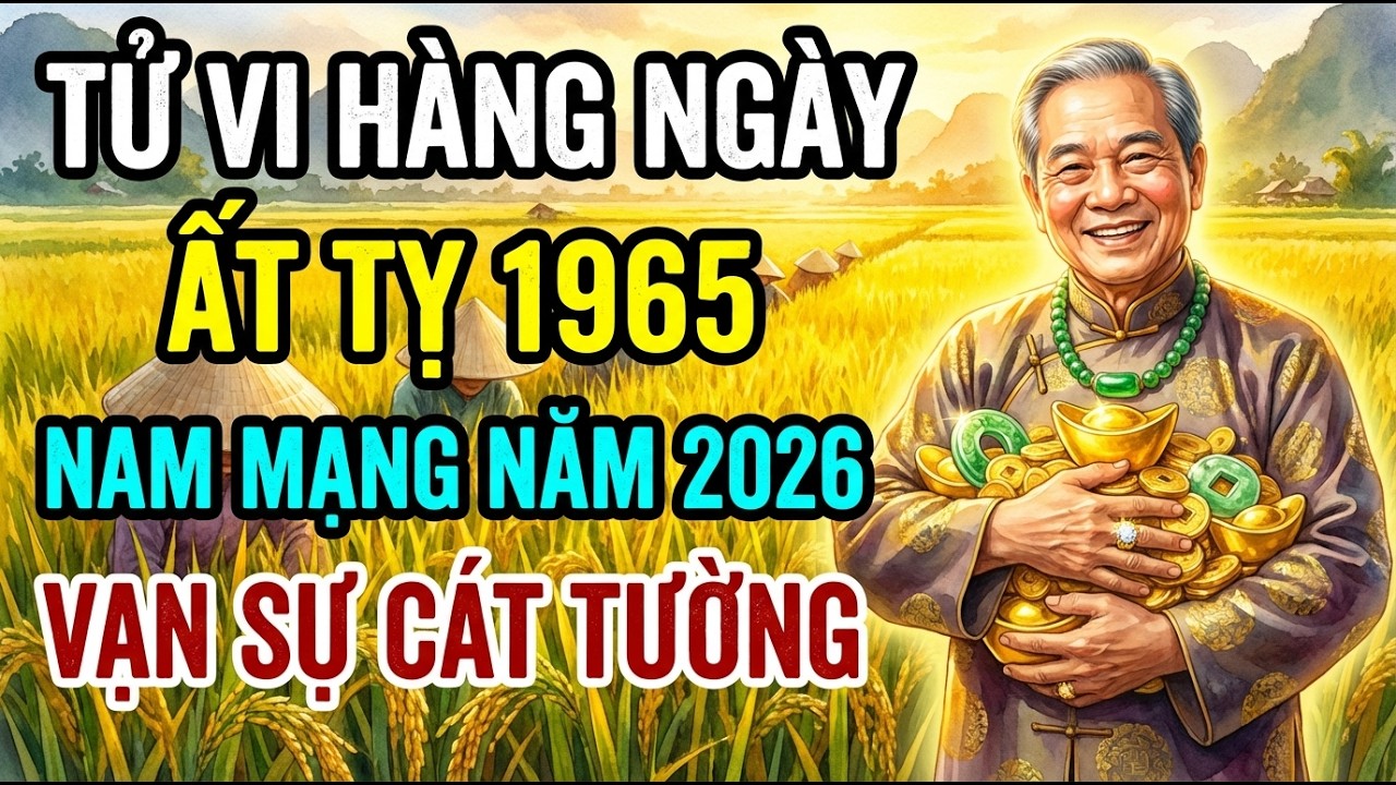 Tử Vi Tuổi Tỵ 1965 Nam Mạng Năm 2026 - 62 Tuổi: Sao Thái Âm Chiếu Mệnh, Tài Lộc Hanh Thông