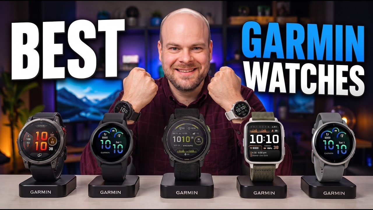 ✅ Лучшие часы Garmin 2026 [Узнайте, какие часы Garmin подходят ИМЕННО ВАМ?]