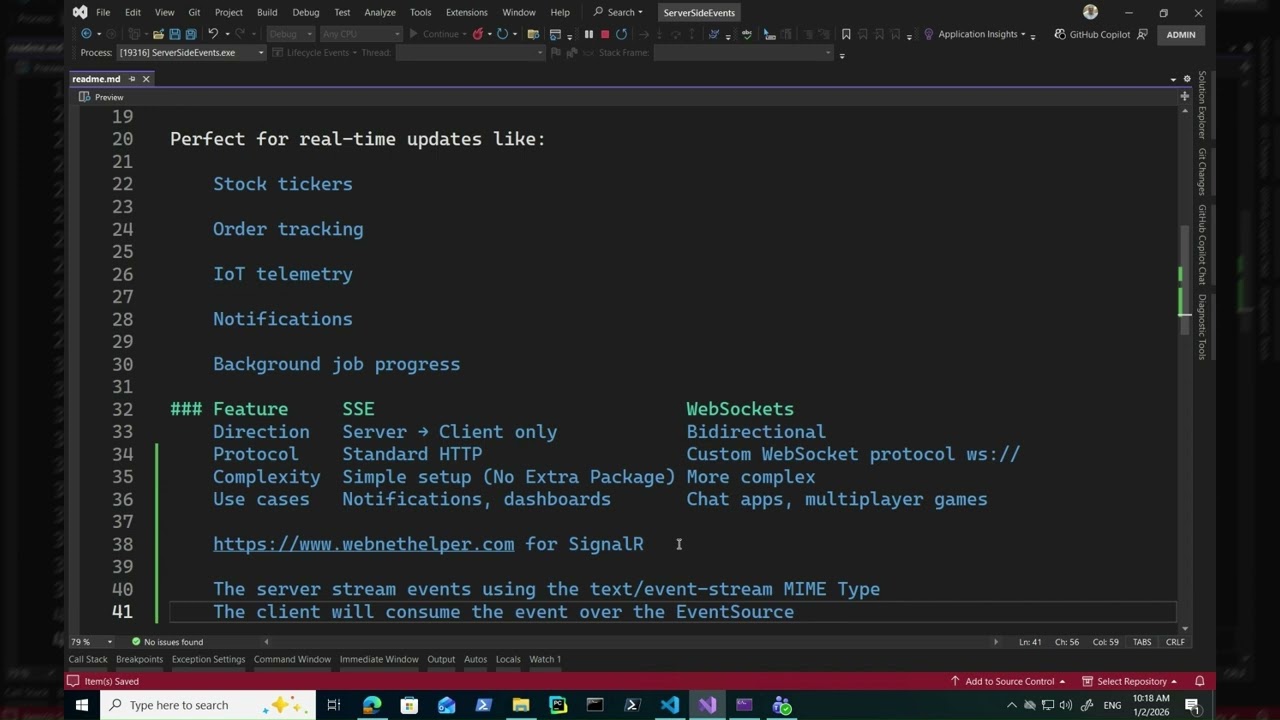 Implementing Server-Side Events in .NET 10 for building Real-Time Application