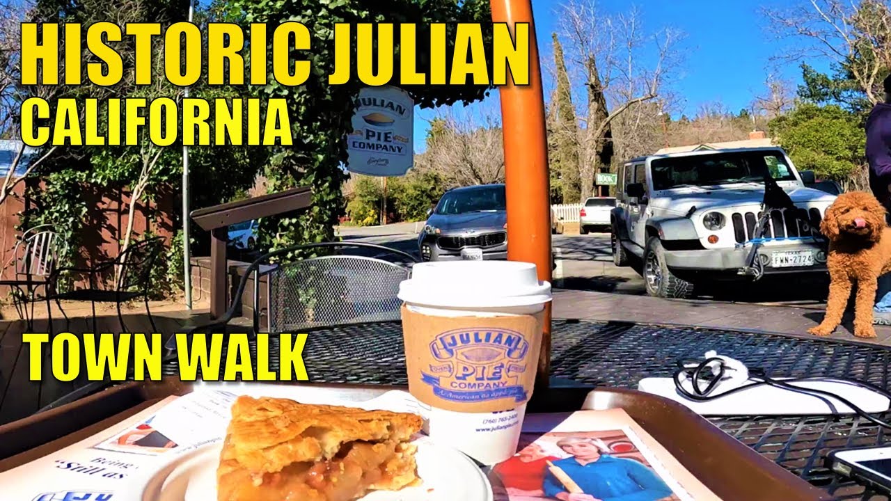 👟Town Walk:  Historic JULIAN, CALIFORNIA