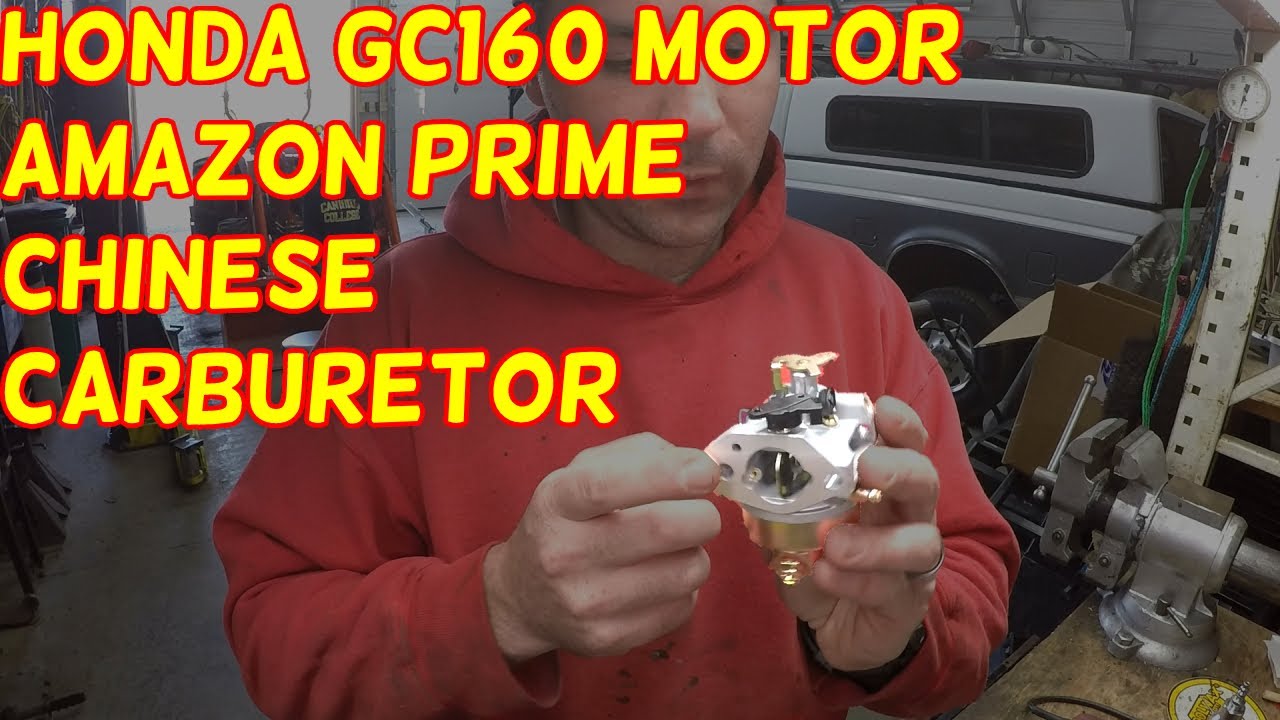 Replacing the carb on a HONDA GC160