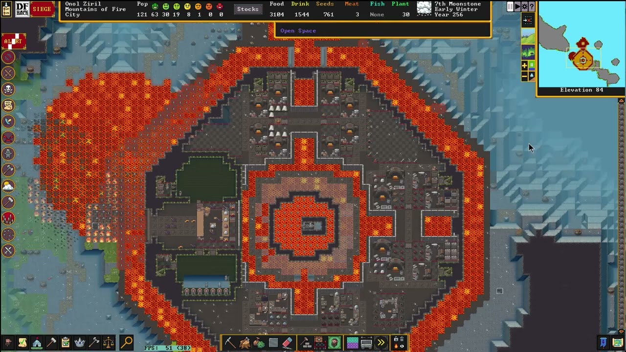 Dwarf Fortress: Battle at The Mountain of Fire