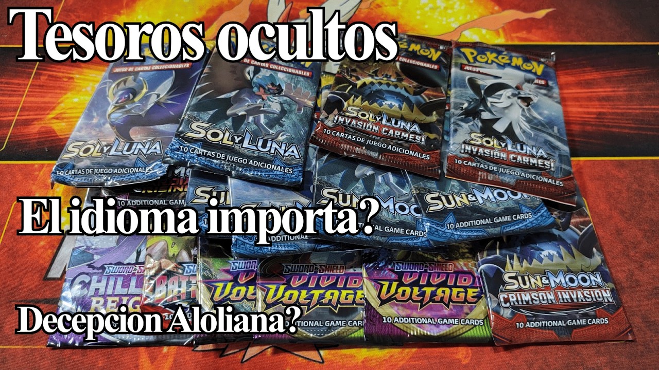 Abriendo sobres viejitos De Alola y Galar Pokemon TCG