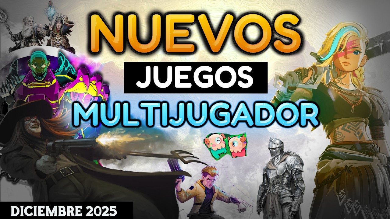 Los Mejores Juegos Multijugador ONLINE y LOCAL para PC de Diciembre 2025