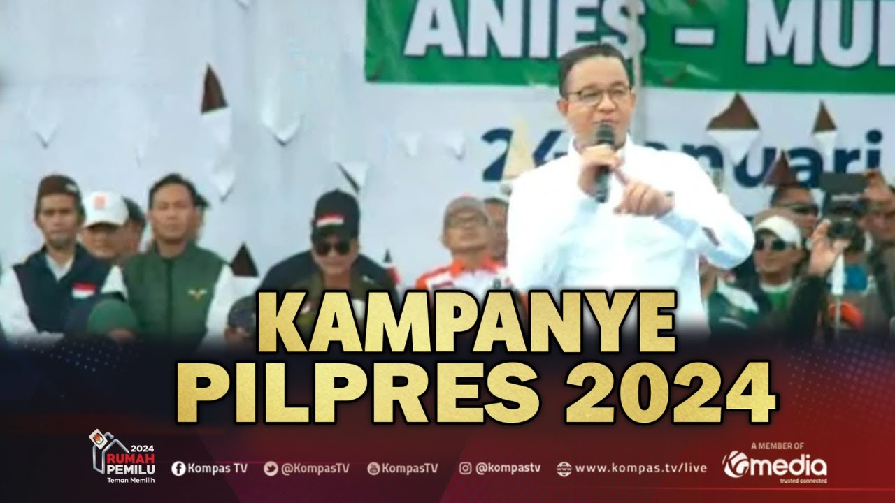 Anies Baswedan Kampanye Akbar di Lapangan Krida Nusantara, Cilacap  I 24 Januari 2024