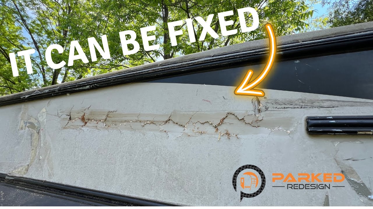 How to repair RV fiberglass siding (You Can Do IT!)