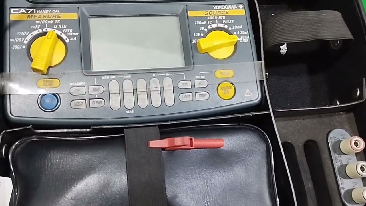 HOW TO CALIBRATION RTD SENSOR USE CALIBRATOR FLUKE 9009 & YOKOGAWA CA71 #instrumentation #fluke