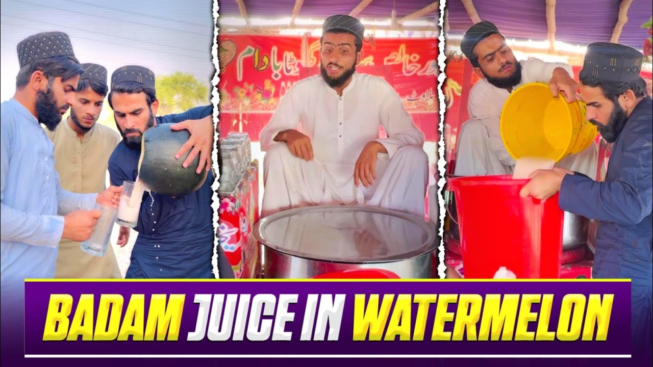 Anokhi Chal : Badam Juice In Watermelon 🍉