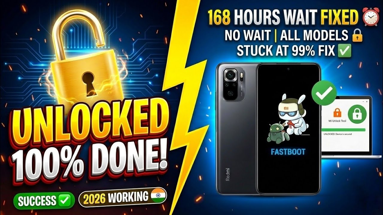 Official Mi Unlock Guide 2026 | How to Unlock Bootloader on Xiaomi, Redmi & POCO via PC 🔓