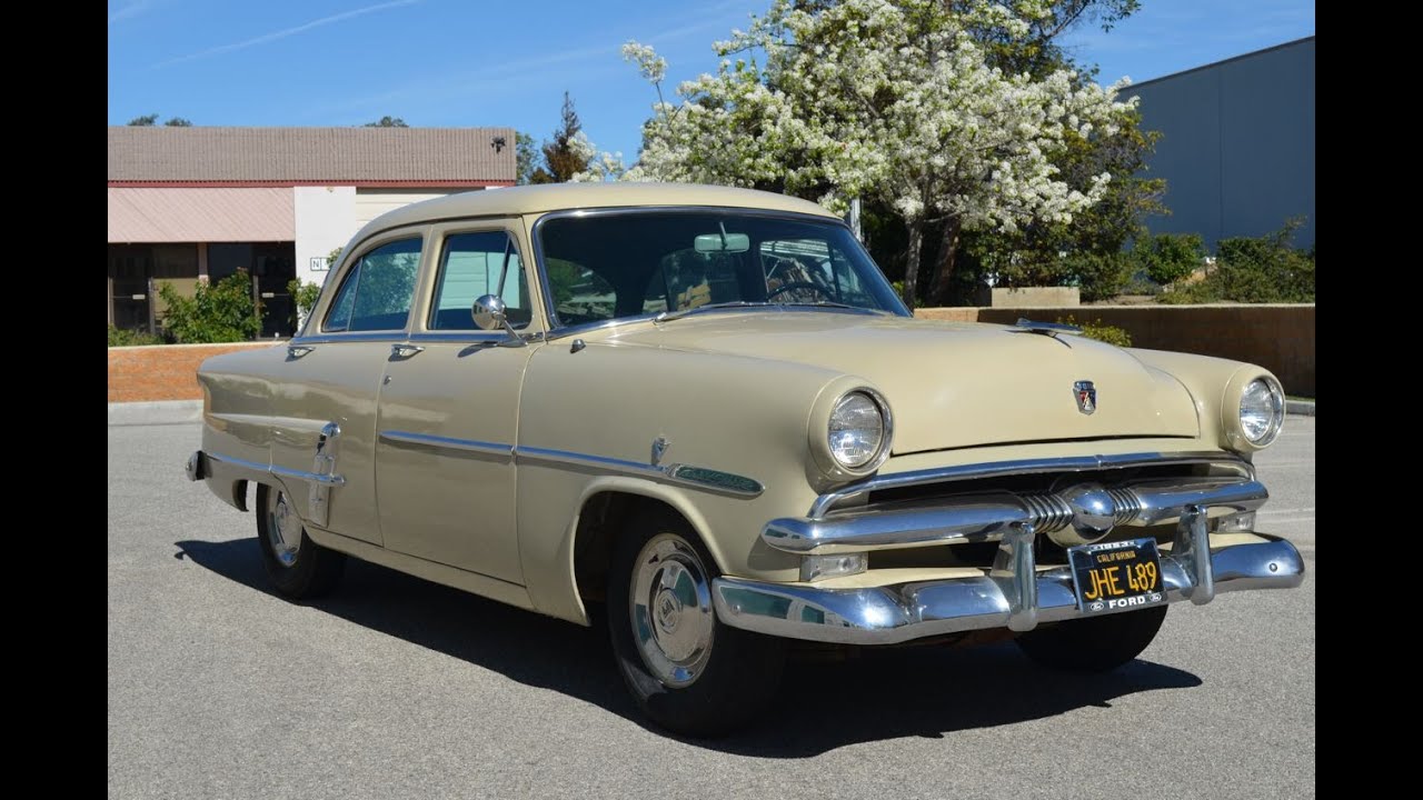 Sold: 1953 Ford Customline Sedan One Owner CA