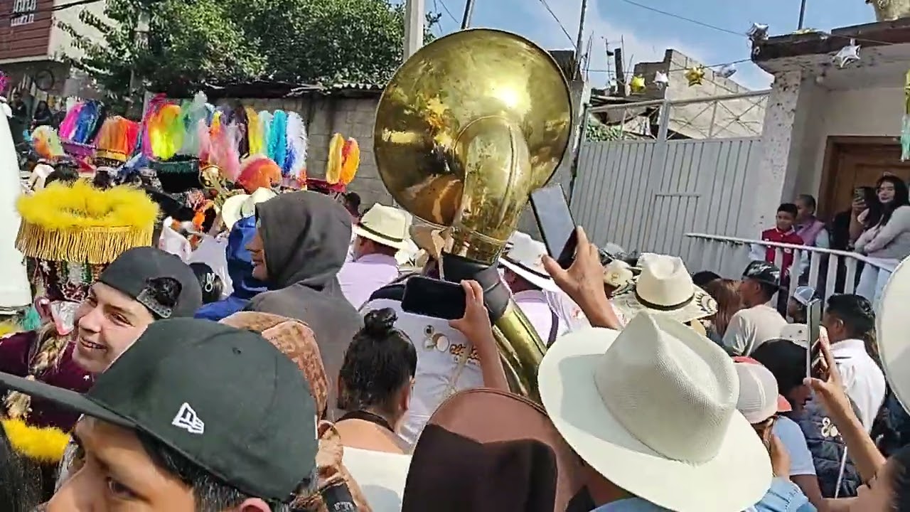 Chinelos en santa Isabel chalma martes 8 de julio 2025 con banda la oriental 