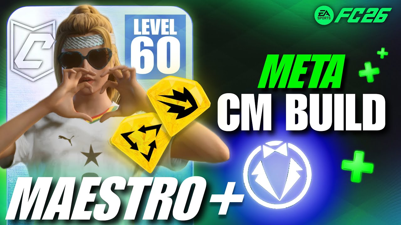 PLAYMAKING CM! Best Level 60 Maestro+ Build in FC 26 Clubs!