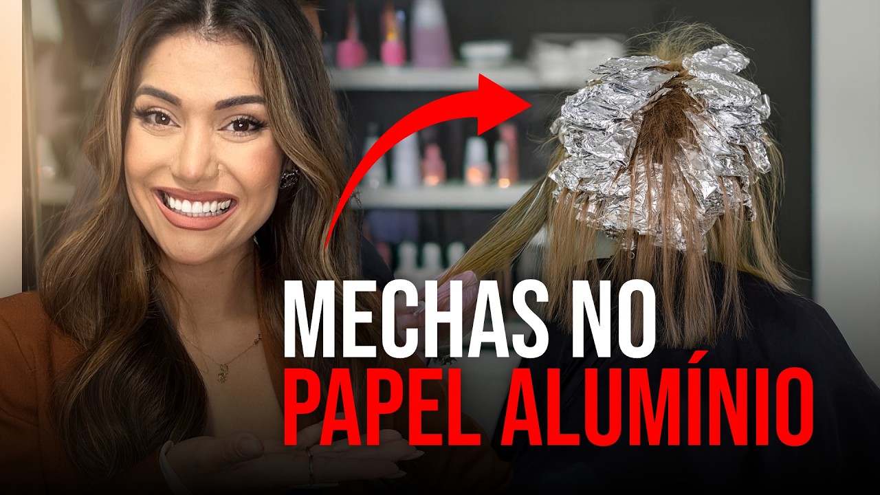 Como fazer mechas no papel aluminio. Os principais erros.
