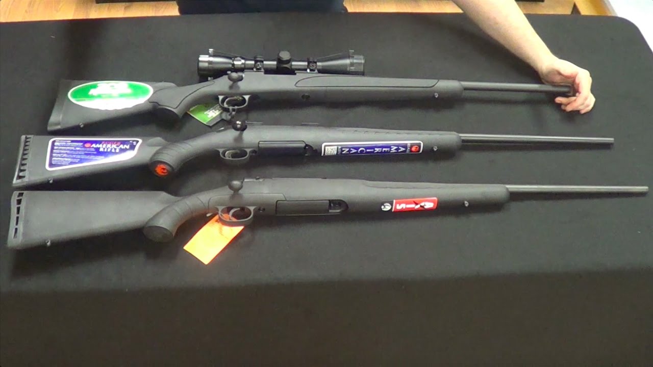 Ruger American против Savage Axis против Remington 700