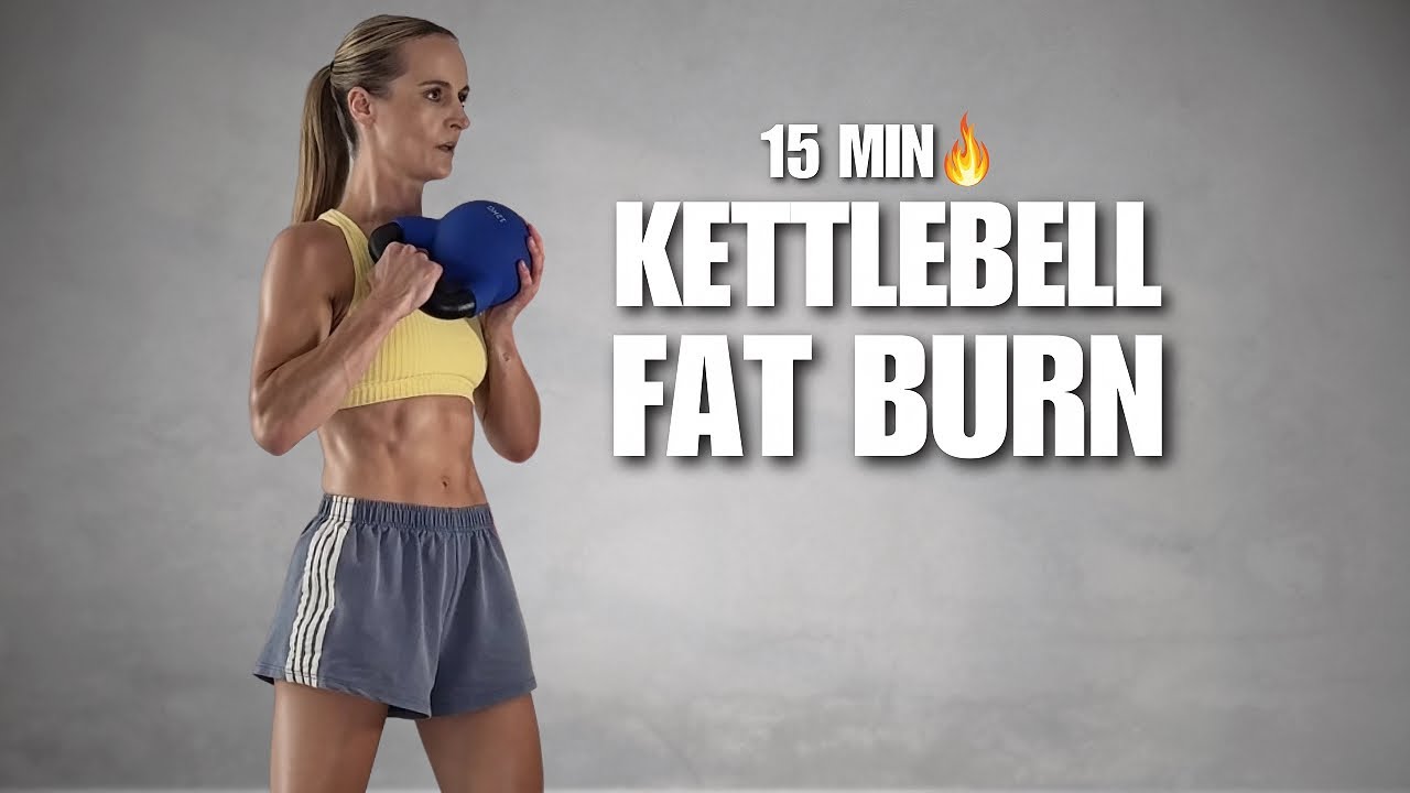 15 Min Full Body Kettlebell Workout | Burn Fat & Build Muscle