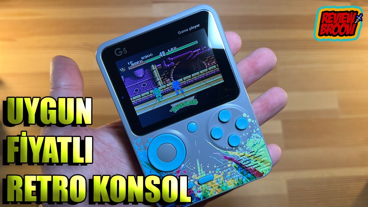 UYGUN FİYATLI 500 OYUNLU RETRO KONSOL G5 GAME BOX!