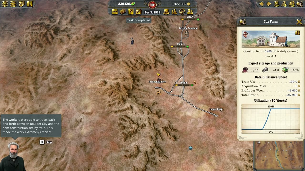 Railway Empire 2 - The Concrete Giant - Part 2 - Wooden It Be Nice - No Commentary