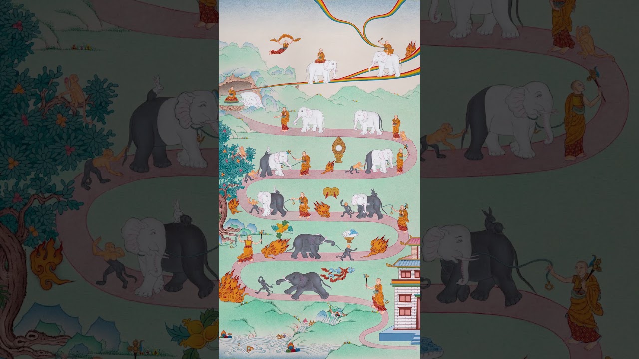 The Tibetan term for Samatha is &ldquo;Zhi gnas,&rdquo; which translates to &ldquo;Calm.&rdquo; / @enlightenmentthangka