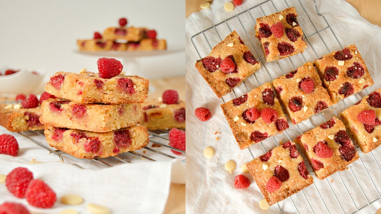 Blondie | Brownies chocolat blanc framboises !