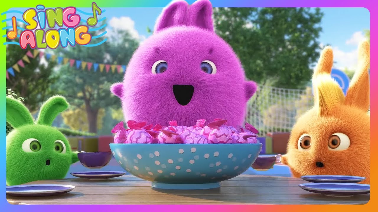Will Big Boo eat all the sweets!? 🍬 | Songs for Kids | Sunny Bunnies Sing Along